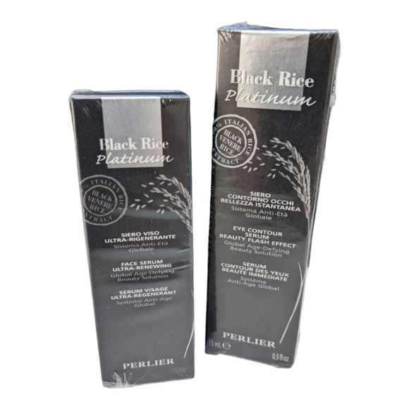 Perlier Other - Perlier Black Rice Platinum Face & Eye Serum Set